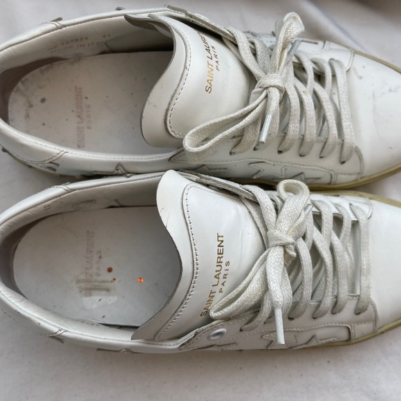 YSL saint Laurent star sneakers Sz 41 - Picture 4 of 7